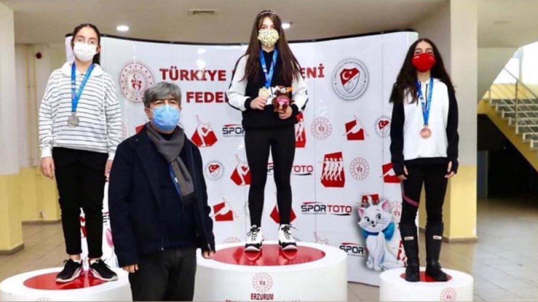5-7 Şubat tarihleri arasında Türkiye Buz Pateni Federasyonunun düzenlediği Federasyon Kupası-1 yarışmasında Hedef Koleji öğrencimiz Derya KARADAĞ Türkiye rekoru kırarak Türkiye birincisi olmuştur