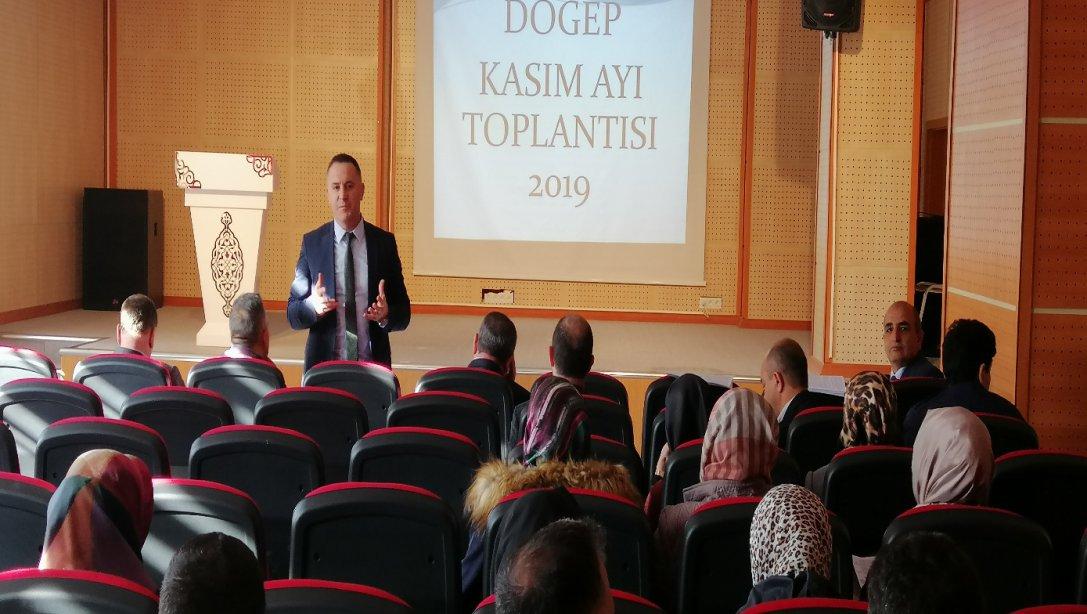 2019 Kasım Ayı DÖGEP Toplantısı Aziziye Ilıca Anadolu İmam Hatip Lisesi konferans salonunda gerçekleştirildi.
